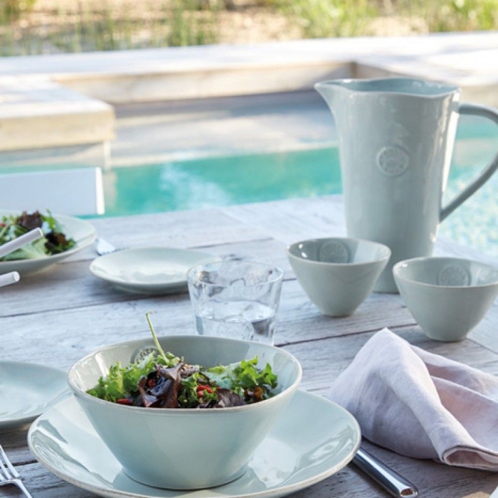 Medaillon/Nova Wasserkrug in seagreen